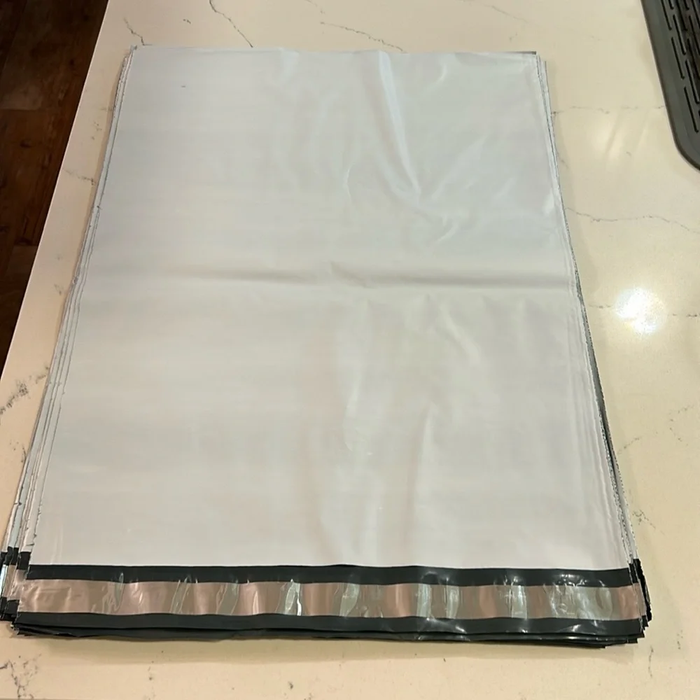 Gray and White Shipping Mailer Bags - Home Office Supplies